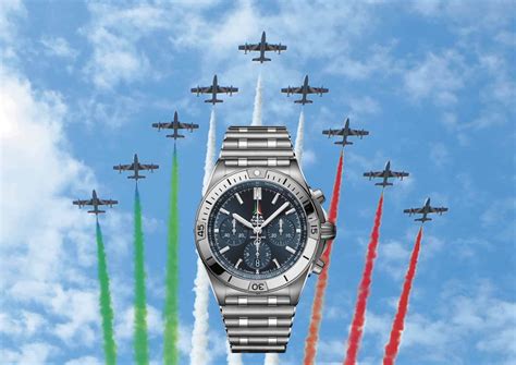 orologio breitling frecce tricolore|chronomat b01 42 frecce tricolori.